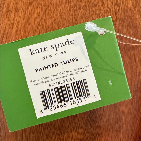 Kate Spade NWT Painted Tulips set of 2 pads and a pen in a pink mesh pouch. - Picture 2 of 7